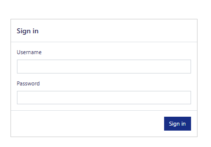 Log in