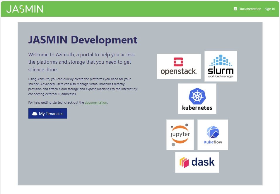 Landing page