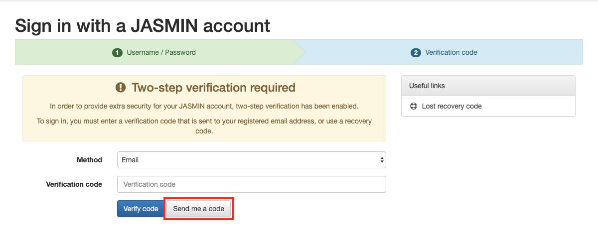 Sign in with 2-factor authentication