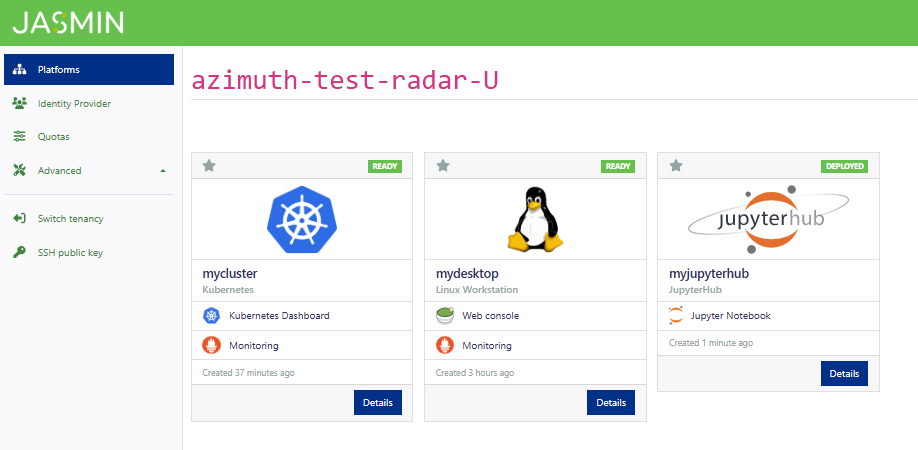 JupyterHub deployment complete