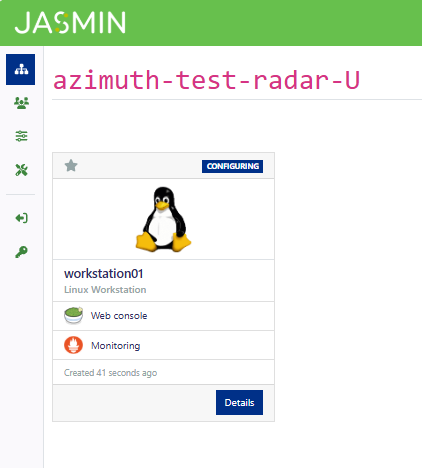 Platform in configuring state