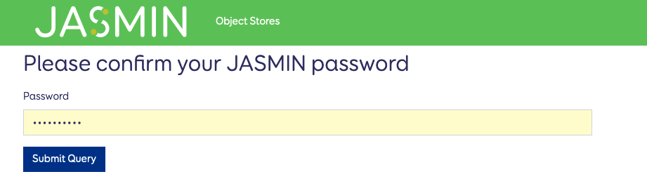 Prompt for password